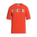 【送料無料】 モスキーノ メンズ Tシャツ トップス T-shirts Orange(4)