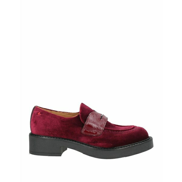 【送料無料】 ジオプラス レディース スリッポン・ローファー シューズ Loafers Red
