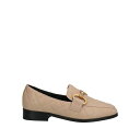 【送料無料】 ビビロウ レディース スリッポン・ローファー シューズ Loafers Beige