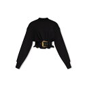 ベルサーチ レディース パーカー・スウェットシャツ アウター Oversize Sweatshirt Nero