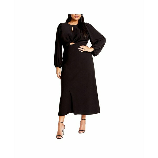 シティーシック レディース ワンピース トップス Plus Size Ines Dress Black
