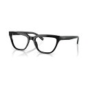 ヴォーグアイウェア レディース サングラス&アイウェア アクセサリー Women's Rectangle Eyeglasses, VO5443 54 Black