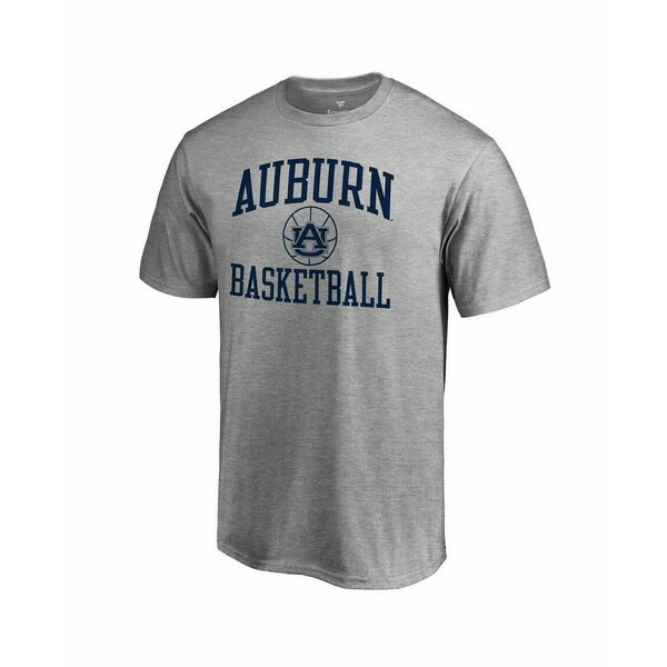 ファナティクス メンズ シャツ トップス Men's Heathered Gray Auburn Tigers In Bounds T-shirt Heathered Gray