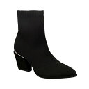 ミア レディース ブーツ シューズ Women's Draxton Block-Heel Knit Dress Booties Black