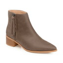 ジャーニーコレクション レディース ブーツ シューズ Women's Sadiya Pointed Toe Booties Brown
