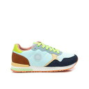 キシタイ レディース スニーカー シューズ Women's Casual Sneakers By XTI Blue/multicolor
