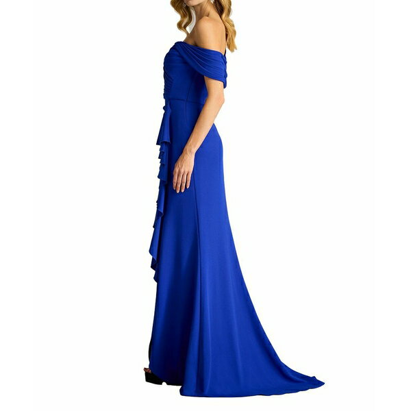 タダシショージ レディース ワンピース トップス Drea Waterfall Flounce Gown Mystc