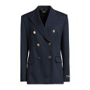【送料無料】 ヴェルサーチ レディース ジャケット&ブルゾン アウター Blazers Blue