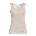 【送料無料】 アミ アレクサンドル マテュッシ レディース カットソー トップス Tank tops Beige