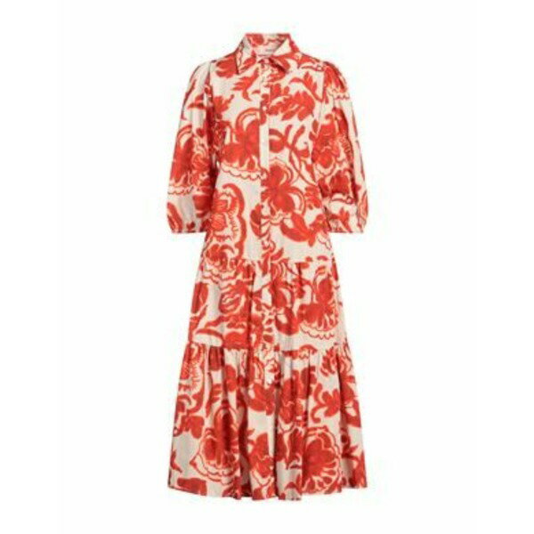 【送料無料】 ヴィコロ レディース ワンピース トップス Midi dresses Orange