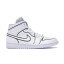 Jordan ジョーダン レディース スニーカー 【Jordan 1 Mid】 サイズ US_W_6W Iridescent Reflective White (Women's)