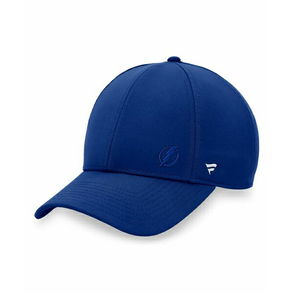 ファナティクス レディース 帽子 アクセサリー Women's Blue Tampa Bay Lightning Authentic Pro Road Structured Adjustable Hat Blue