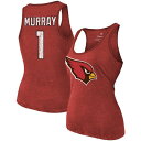 ファナティクス レディース カットソー トップス Women's Heathered Cardinal Arizona Cardinals Name Numbe...