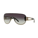 ヴェルサーチ レディース サングラス&アイウェア アクセサリー Sunglasses, VE2166 GOLD LIGHT/GREY GRADIENT