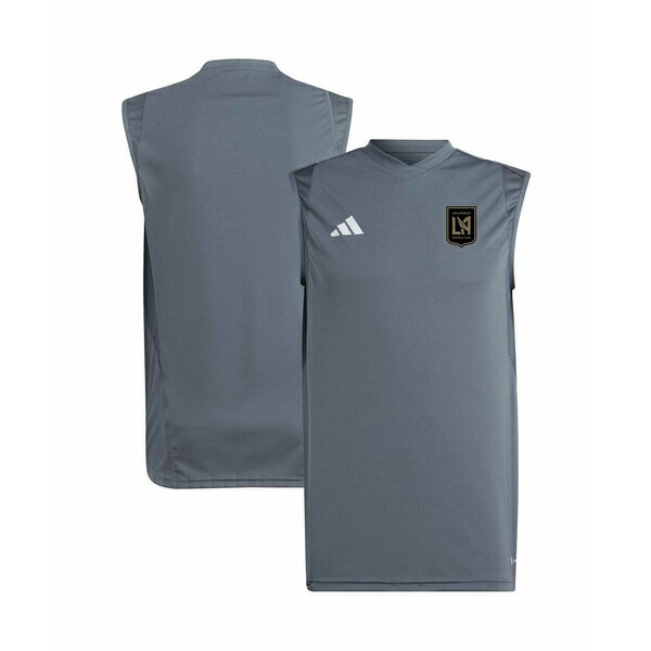アディダス メンズ シャツ トップス Men's Gray LAFC 2023 On-Field Sleeveless Training Jersey Gray