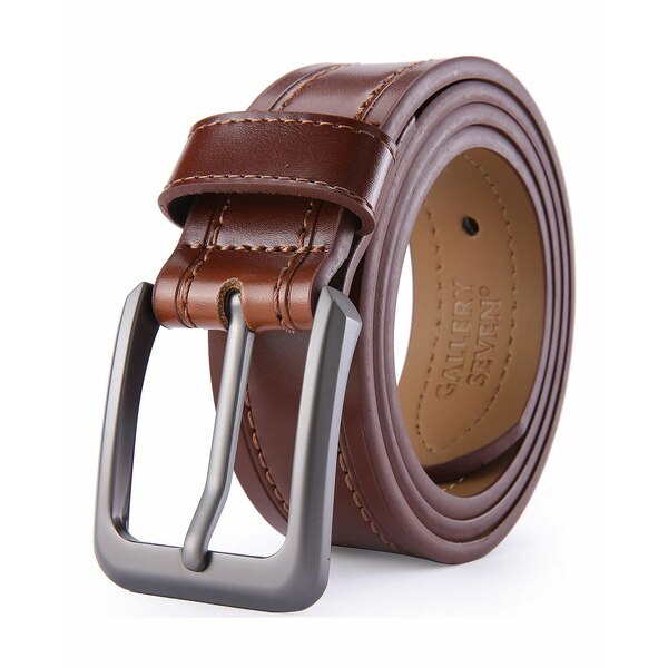 ギャラリー セブン メンズ ベルト アクセサリー Men's Classic Leather Jean Belt Burnt umber