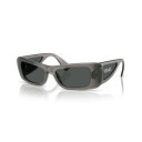 ヴェルサーチ レディース サングラス&アイウェア アクセサリー Women's Sunglasses VE4481 Grey Glitter Transparent