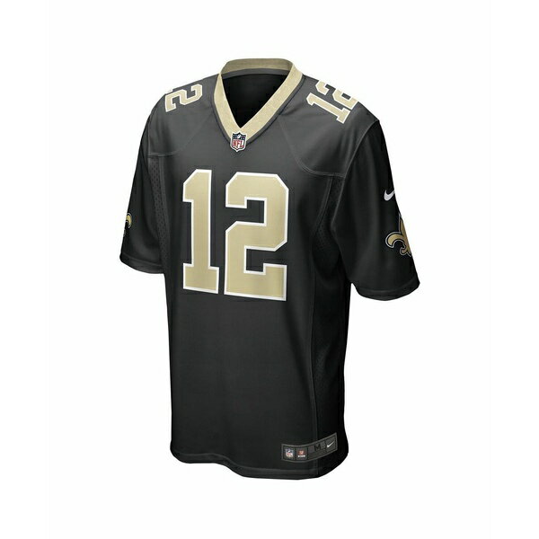 ナイキ メンズ シャツ トップス Men's Chris Olave Black New Orleans Saints 2022 NFL Draft First Round Pick Game Jersey Black