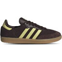 adidas アディダス レディース スニーカー 【adidas Samba OG Shadow Brown Powder Yellow (Women's)】 ...