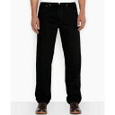 リーバイス メンズ デニムパンツ ボトムス Men 039 s 550「 Relaxed Fit Jeans Black Out
