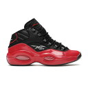 Reebok リーボック メンズ スニーカー 【Reebok Question Mid 76ers Bred】 サイズ US_11.5(29.5cm) Black/Vector Red-Vector Red(4)