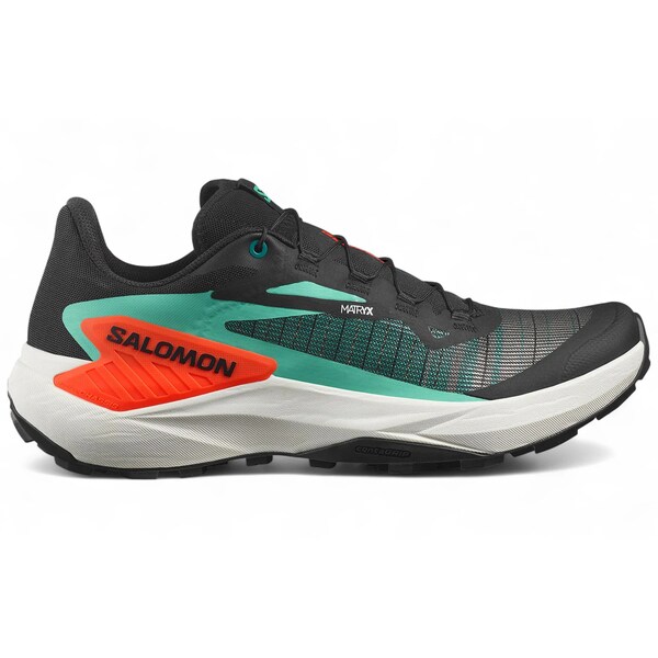 Salomon サロモン メンズ スニーカー 【Salomon Genesis Black Electric Green Cherry Tomato】 サイズ..