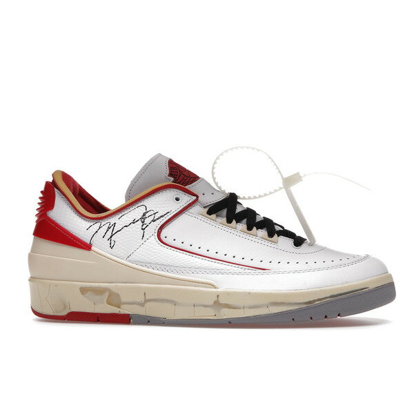 Jordan ジョーダン メンズ スニーカー 【Jordan 2 Retro Low SP Off-White White Red】 サイズ US_6.5(24.5cm) White/Sail-Red-Grey