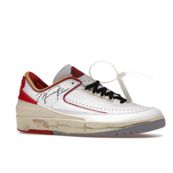 Jordan ジョーダン メンズ スニーカー 【Jordan 2 Retro Low SP Off-White White Red】 サイズ US_6.5(24.5cm) White/Sail-Red-Grey