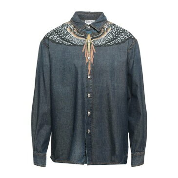 マルセロバーロン MARCELO BURLON メンズ シャツ トップス Denim shirts Blue