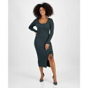 バースリー レディース ニット&セーター アウター Women's Lace-Up Midi Sweater Dress, Created for Macy's Amazon Jungle