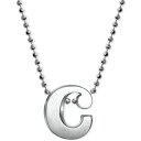 AbNX E[ fB[X lbNXE`[J[Ey_ggbv ANZT[ Little Letter by Initial Pendant Necklace in Sterling Silver C