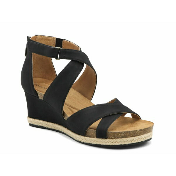 アドリアンヌヴィッタディーニ レディース サンダル シューズ Trots Wedge Sandal Black