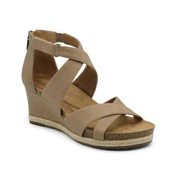 アドリアンヌヴィッタディーニ レディース サンダル シューズ Trots Wedge Sandal Taupe