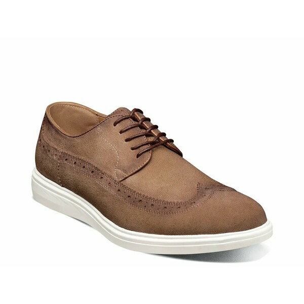 ステイシーアダムス メンズ ドレスシューズ シューズ Trudell Wingtip Oxford Taupe
