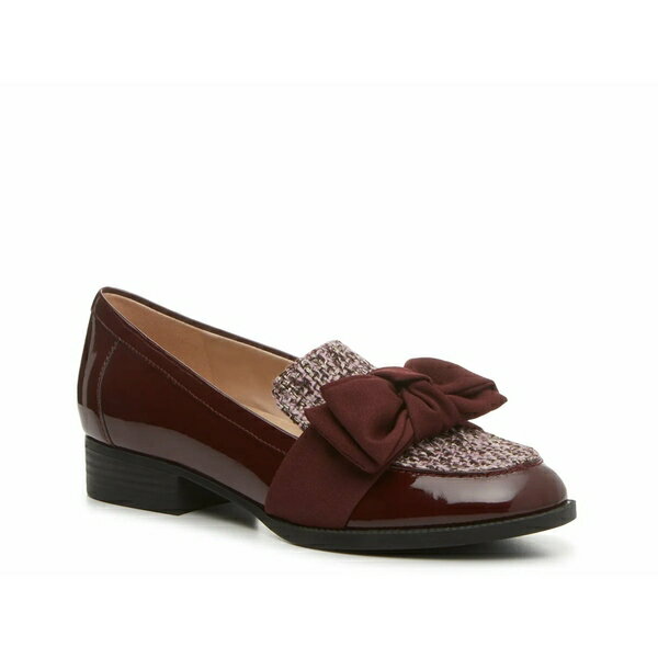 バンドリーノ レディース スリッポン・ローファー シューズ Lindio Loafer Burgundy Patent Synthetic/..