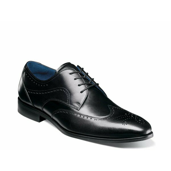 ステイシーアダムス メンズ ドレスシューズ シューズ Brayden Flex Wingtip Oxford Black