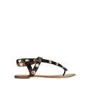 TRUSSARDI トラサルディ サンダル シューズ レディース Toe strap sandals Black