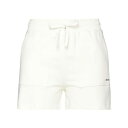 エコアルフ レディース カジュアルパンツ ボトムス Shorts & Bermuda Shorts Ivory