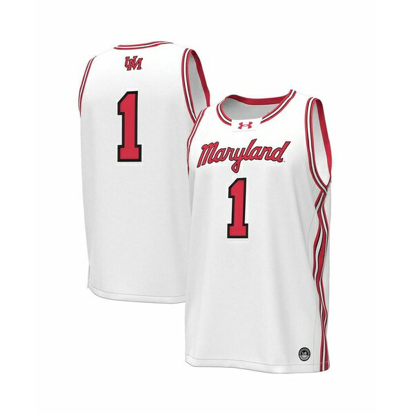 ޡ   ȥåץ Men's #1Maryland Terrapins Replica Basketball Je...