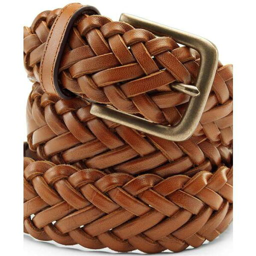ランズエンド メンズ ベルト アクセサリー Men's Leather Braid Belt Chestnut ランズエンド メンズ ベルト アクセサリー Men's Leather Braid Belt Chestnut