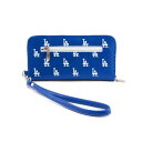 エーグルウィング レディース 財布 アクセサリー Women's Los Angeles Dodgers Zip-Around Wristlet Wallet Blue(4)