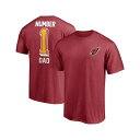 ファナティクス メンズ シャツ トップス Men's Cardinal Arizona Cardinals #1 Dad T-shirt Cardinal(4)