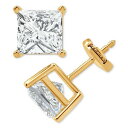 バッジェリーミシュカ レディース ピアス&イヤリング アクセサリー Certified Lab Grown Diamond Princess-Cut Stud ...