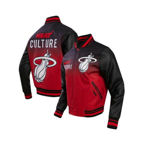 プロスタンダード メンズ ジャケット&ブルゾン アウター Men's Black Miami Heat 2023/24 City Edition Full-Zip Varsity Jacket Black プロスタンダード メンズ ジャケット&ブルゾン アウター Men's Black Miami Heat 2023/24 City Edition Full-Zip Varsity Jacket Black