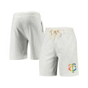 コンセプトスポーツ メンズ カジュアルパンツ ボトムス Men's Oatmeal Minnesota Twins Mainstream Logo Terry Tri-Blend Shorts Oatmeal(4)
