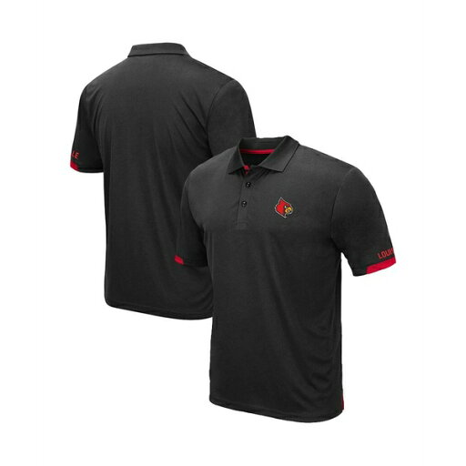 コロシアム メンズ シャツ トップス Men's Black Louisville Cardinals Big and Tall Santry Polo Shirt Black コロシアム メンズ シャツ トップス Men's Black Louisville Cardinals Big and Tall Santry Polo Shirt Black