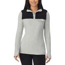 クドルドッズ レディース カットソー トップス Fleecewear Long-Sleeve Collared Top Grey Heather(4)