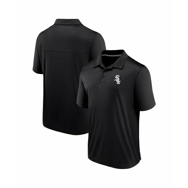 ファナティクス メンズ シャツ トップス Men's Black Chicago White Sox Hands Down Polo Shirt Black