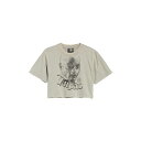 クロスカラーズ レディース Tシャツ トップス Women's Tupac Stencil Crop Graphic Tee -