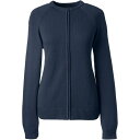 ランズエンド レディース ニット セーター アウター School Uniform Women 039 s Cotton Modal Zip-front Cardigan Sweater Classic navy